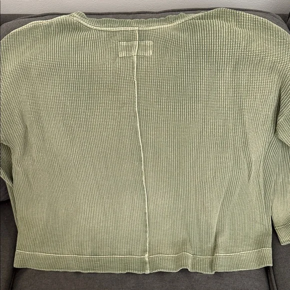 Anthropologie Pilcro Moira thermal green S - Picture 5 of 5